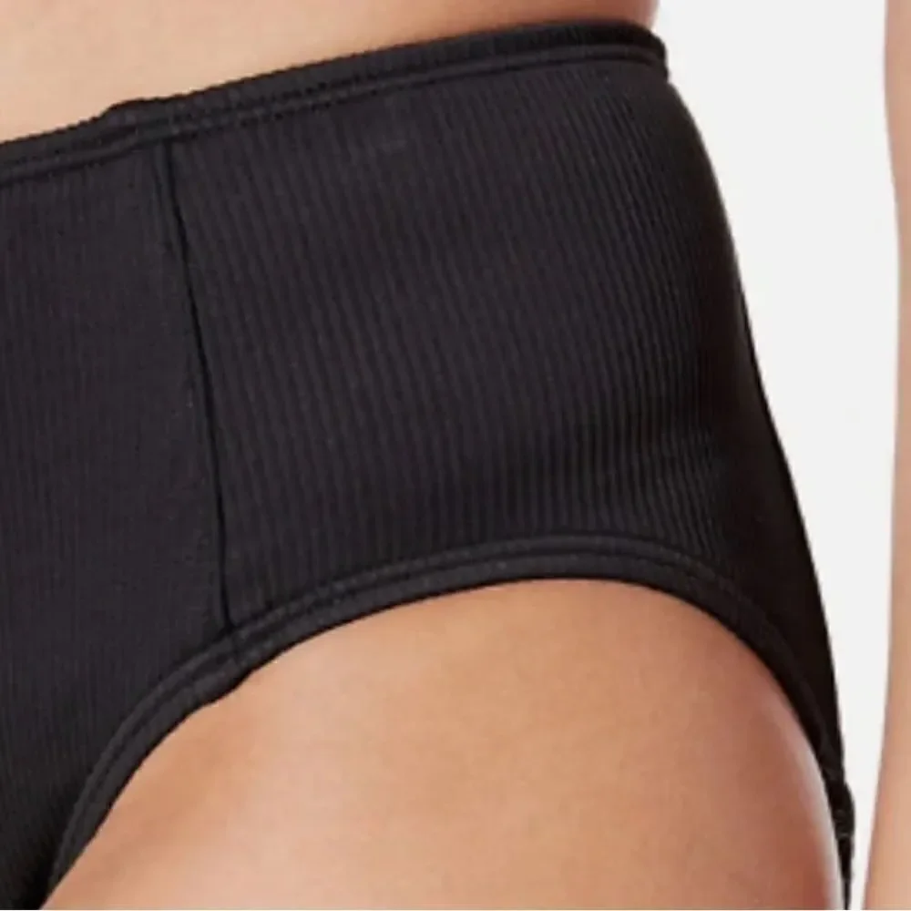 NWT- Kate Spade NY Black Marco Island Bikini Swimsuit Bottoms - Size Small